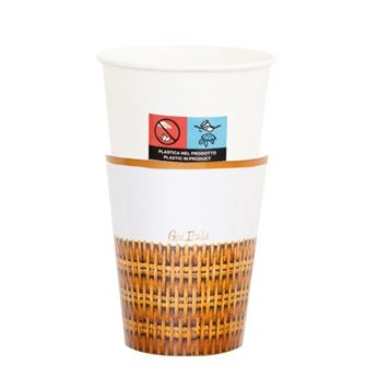 Imagen de Vasos Rattán cartón (8)