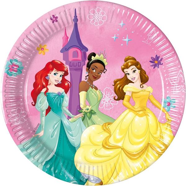 Picture of Platos Princesas Disney Story cartón 19cm (8 unidades)