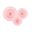 Imagen de Rosetones Rosa Claro Troquelados (3 unidades)