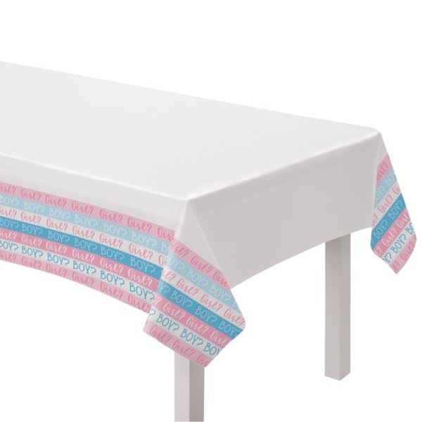 Imagens de Mantel Gender Reveal papel 120cm x 180cm