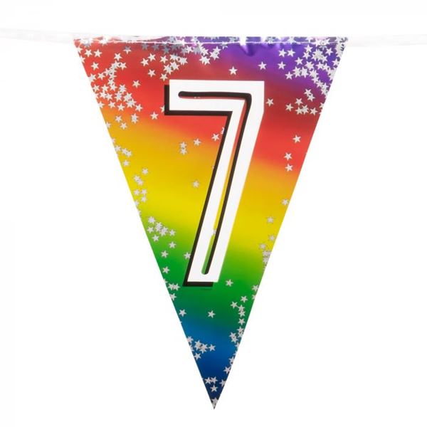 Picture of Banderín 7 Años Multicolor (6m)