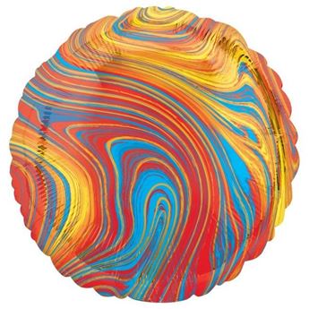 Imagens de Globo Círculo Multicolor Marblez (45cm)