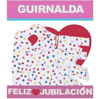 Imagen de Guirnalda Feliz Jubilación estrellas 