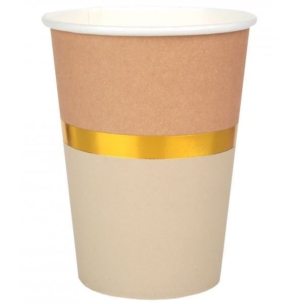 Imagen de Vasos Crema Chic cartón 2710ml (10 unidades)