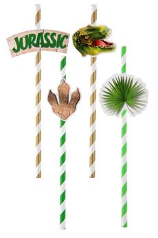 Picture of Pajitas Dinosaurios Jurassic papel (8)