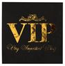 Imagen de Servilletas VIP Negras papel 33cm (10 unidades)