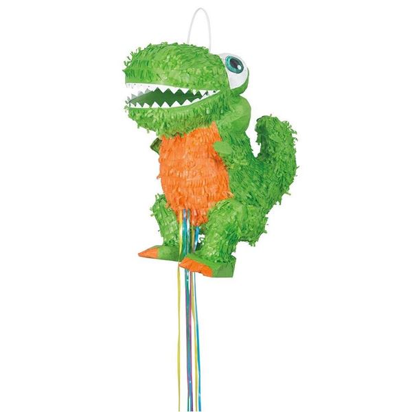 Piñata Grande Dinosaurio Personalizada 30x40cm Reutilizable