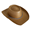 Imagen de Sombrero de Vaquero Cowboy Marrón Adulto Foam