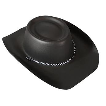 Imagen de Sombrero de Vaquero Cowboy Negro Adulto Foam