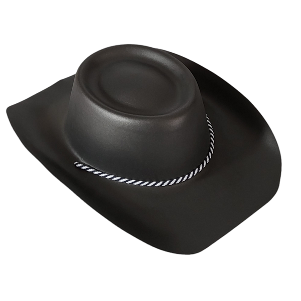 Imagens de Sombrero de Vaquero Cowboy Negro Adulto Foam