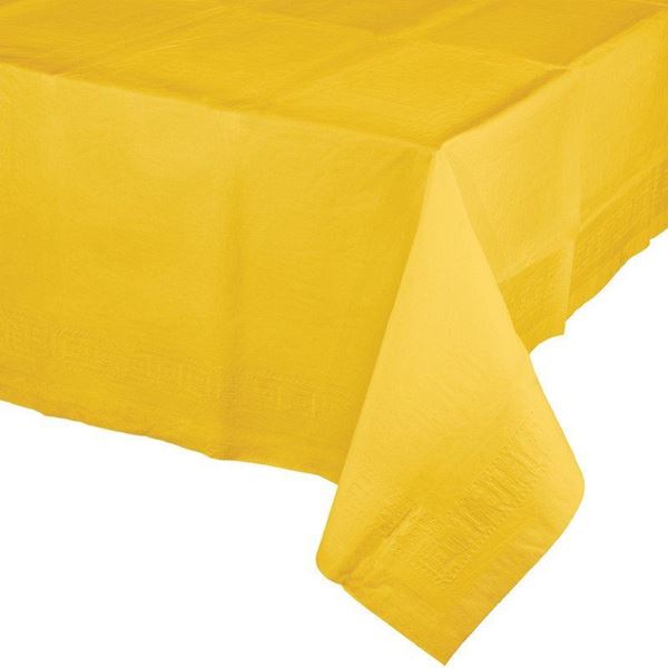 Imagen de Mantel Amarillo Celebrations papel (137cm x 274cm)