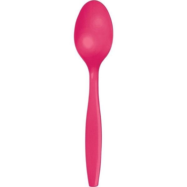 Picture of Cucharas Fucsia Premium Reutilizables (24 uds.)