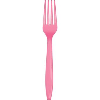 Picture of Tenedores Rosa Premium Reutilizables (24 uds.)