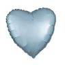 Picture of Globo Corazón Azul Pastel Satín (45cm)