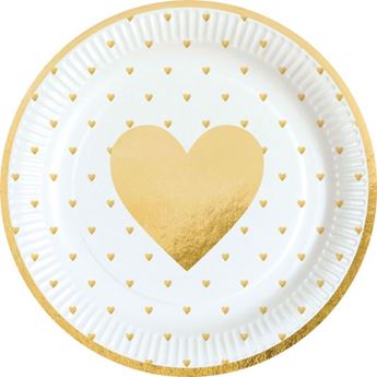 Imagen de Platos Everyday Love cartón 23cm (8 unidades)