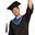 Imagen de Birrete Graduado Adulto