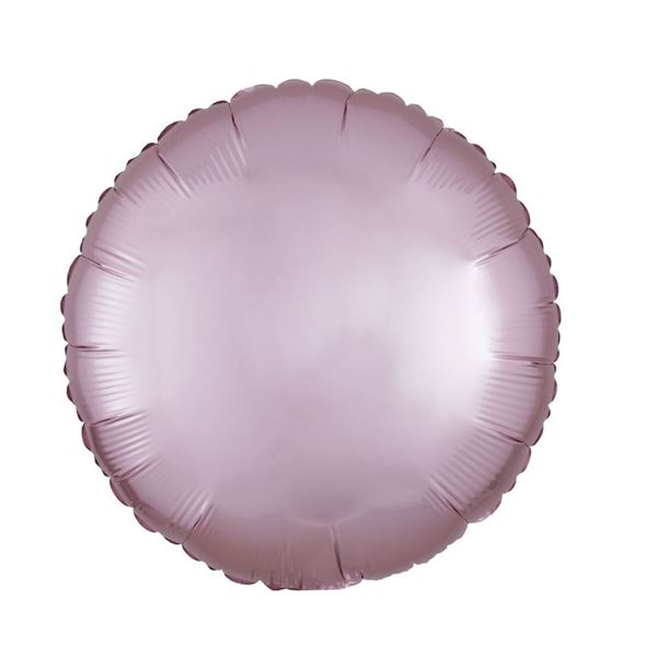 Picture of Globo Círculo Rosa Pastel Satín (45cm)