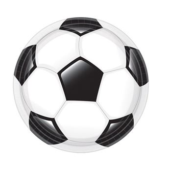 Imagens de Platos de Fútbol cartón 23cm (8 unidades)