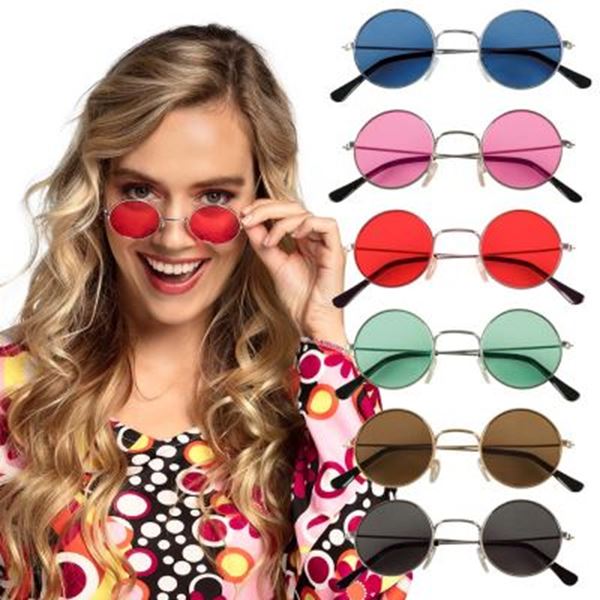 Imagens de Gafas Hippie Flower Power Surtidas (1 unidad)
