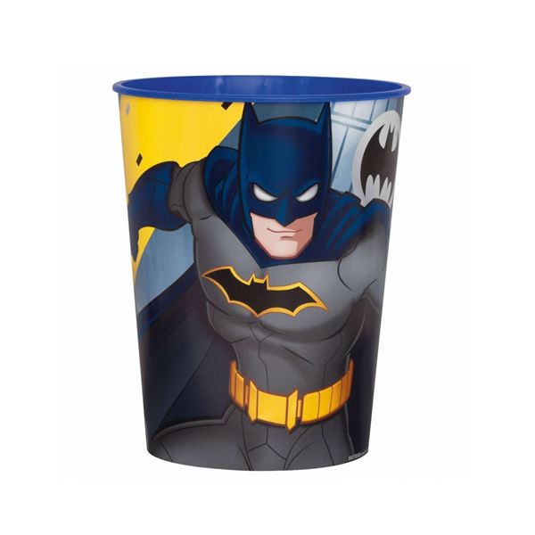 Imagen de Vaso Batman Plástico Reutilizable grande 473ml (1 unidad)