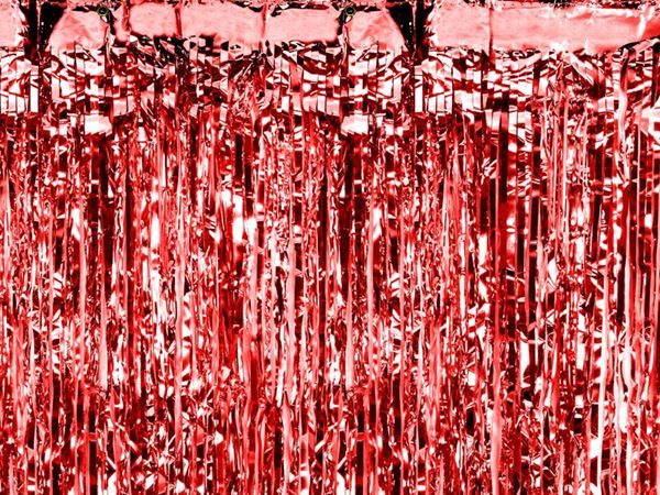Picture of Cortina Roja Brillante (90cm x 2,5m)