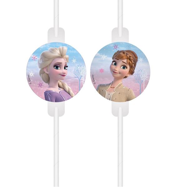 Imagens de Pajitas Frozen 2 papel (4 unidades)