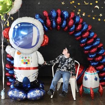 Imagen de Globo Astronauta con Base sin Helio (144cm)