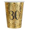 Imagen de Vasos 30 Cumpleaños Negro/Dorado (10)
