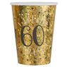 Picture of Vasos 60 Cumpleaños Negro/Dorado (10)