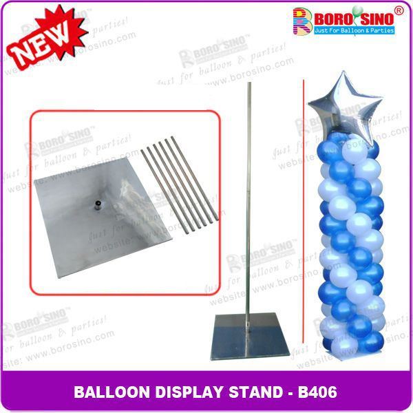 Base para hacer columnas de globos en exterior. Base metal para