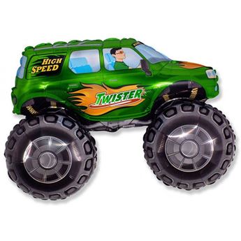 Imagen de Globo Monster Truck coche Verde (96cm)