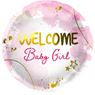 Imagen de Globo Welcome Baby Girl (45cm)