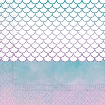 Imagen de Servilletas Sirena Encantada papel (20 uds)