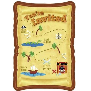 Imagen de Invitaciones Pirata Tesoro (8)