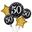 Imagen de Bouquet Globos 50 Años Elegantes (5 uds.)
