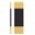 Picture of Velas Elegantes Negras Doradas (10 unidades)