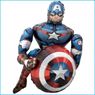 Imagens de Globo de Foil Capitán América Gigante Vengadores (99cm)