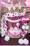 Imagen de Servilletas Un Añito Rosa Globos papel 33cm (20 unidades)