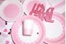 Picture of Servilletas Rosa con Blanco Corazones papel 33cm (20 unidades)
