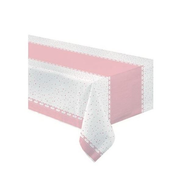 Imagens de Mantel Rosa con Blanco Corazones papel
