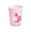 Picture of Vasos Un Añito Rosa Globos cartón (8 unidades)