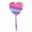 Imagen de Piñata Corazón Rosa 3D (37cm)