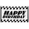 Imagens de Bandera de Carreras Racing Happy Birthday (150cm)