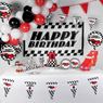 Imagens de Bandera de Carreras Racing Happy Birthday (150cm)