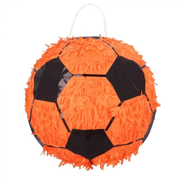 Picture of Piñata Balón de Fútbol Naranja golpear