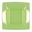Imagen de Boles Verde Kiwi Cuadrados plástico 18cm (8 uds.)