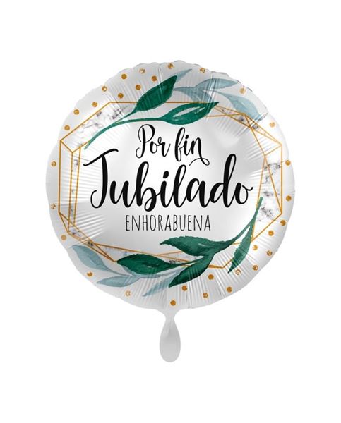 Imagen de Globo Por Fin Jubilado (43cm)