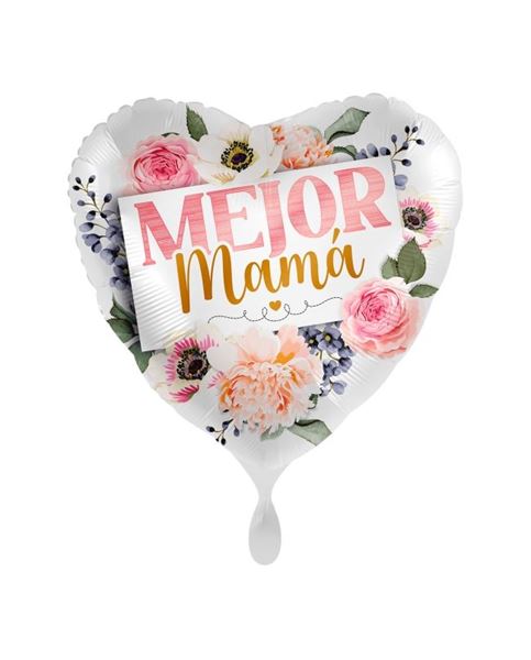 Imagen de Globo Corazón Mejor Mamá (43cm)