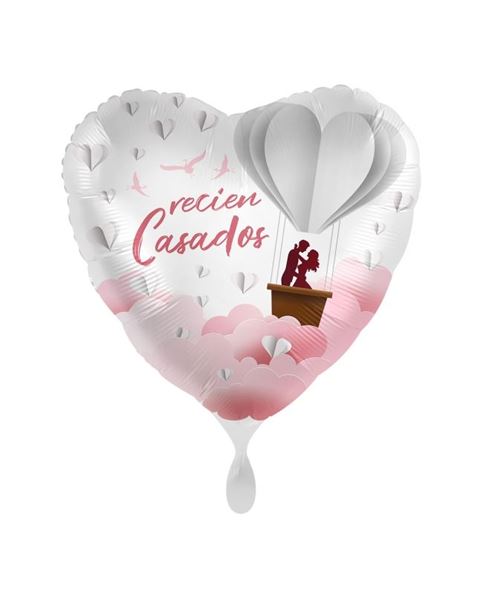Picture of Globo Corazón Recien Casados (43cm)
