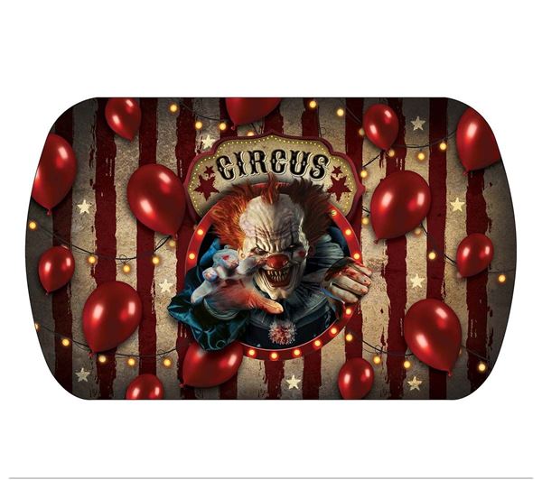 Picture of Bandeja Payaso Circo Terror Plástico Duro (39x24cm)